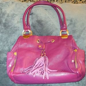 Pelle Studio Raspberry Leather Handbag